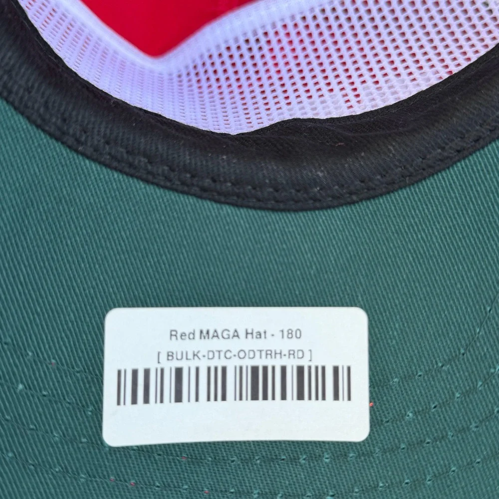 NWT Cali-Fame Headwear Make America Great Again Adjustable Red MAGA Hat USA T4